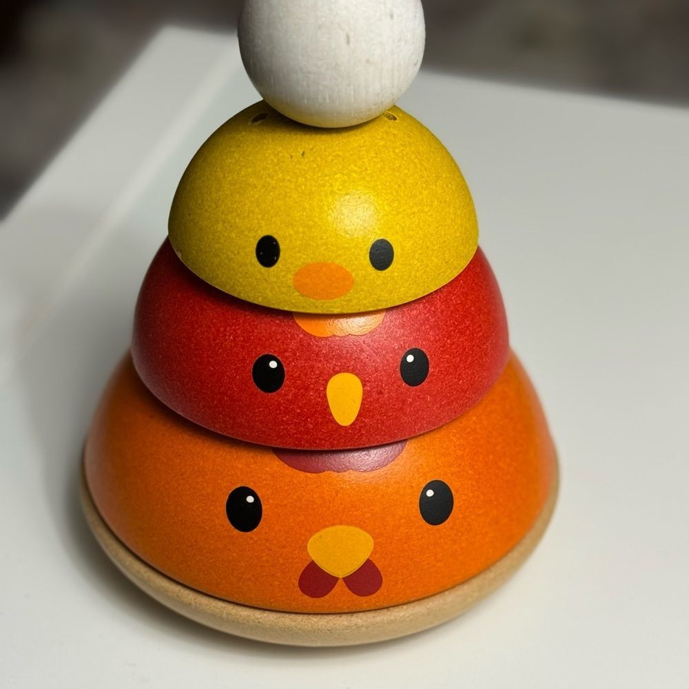 Wooden Chicken Nesting by Plan toy premium quality